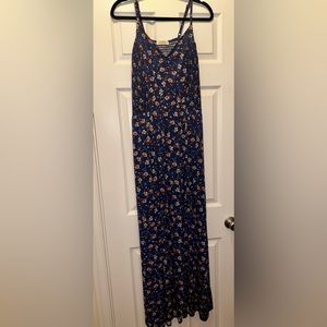 Kaileigh - Marie Knit Maxi Dress, Navy 1X